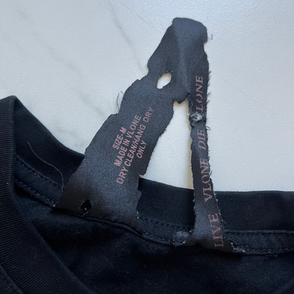 Vlone No Smoking Angel T-Shirt black medium - Picture 4 of 8